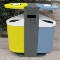 天祥二分類果皮箱大容量垃圾箱環保垃圾桶（學校/街道/景區）