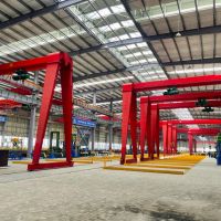 湖北省襄陽市半門式龍門吊起重機，龍門吊，行吊