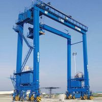 佛山起重機(jī)-輪胎式集裝箱門式起重機(jī)